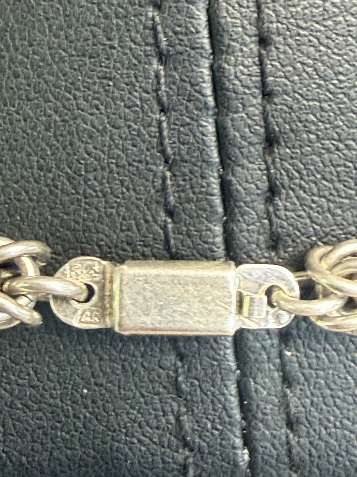 Solid 800 Silver Byzantine Rope Chain Necklace 18 Length 45 grams