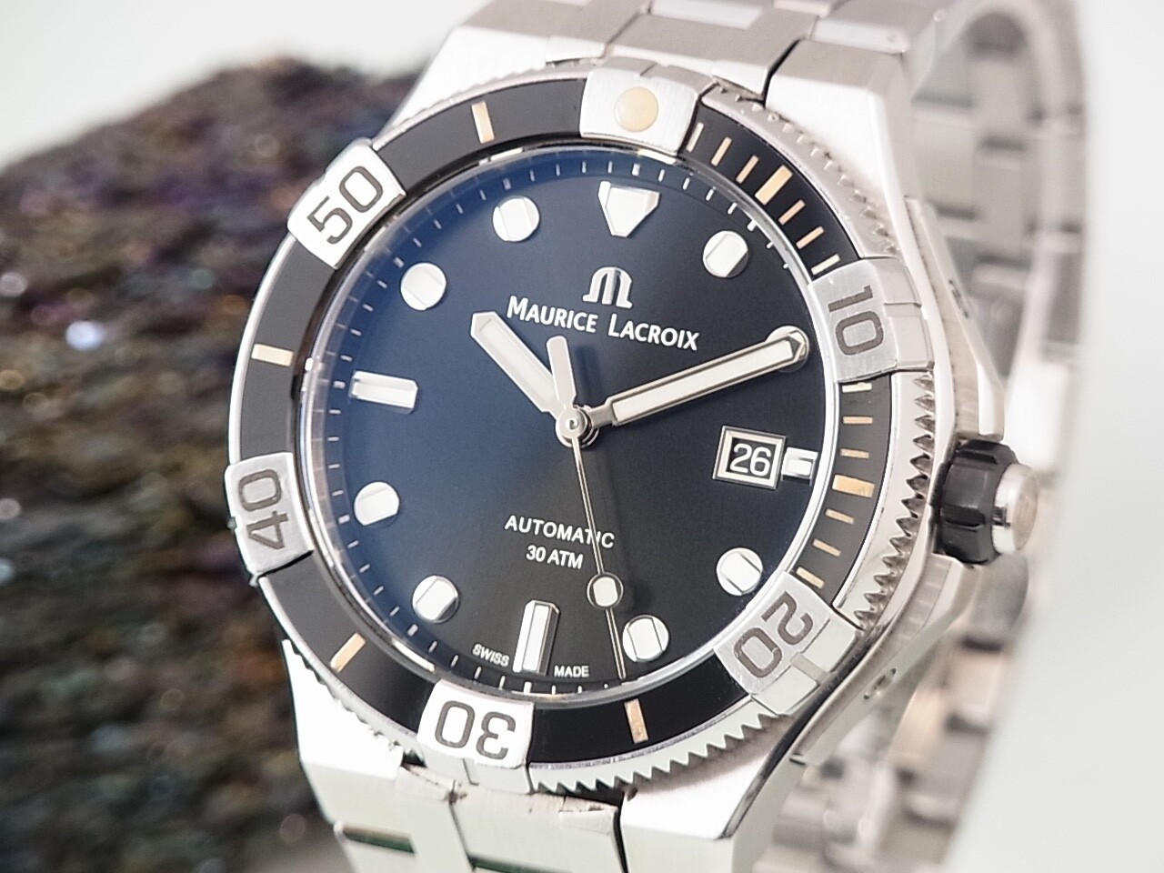 Maurice Lacroix AIKON Venture AI6058 Automatic Men’s Watch Ceramic Ø1 11/16in