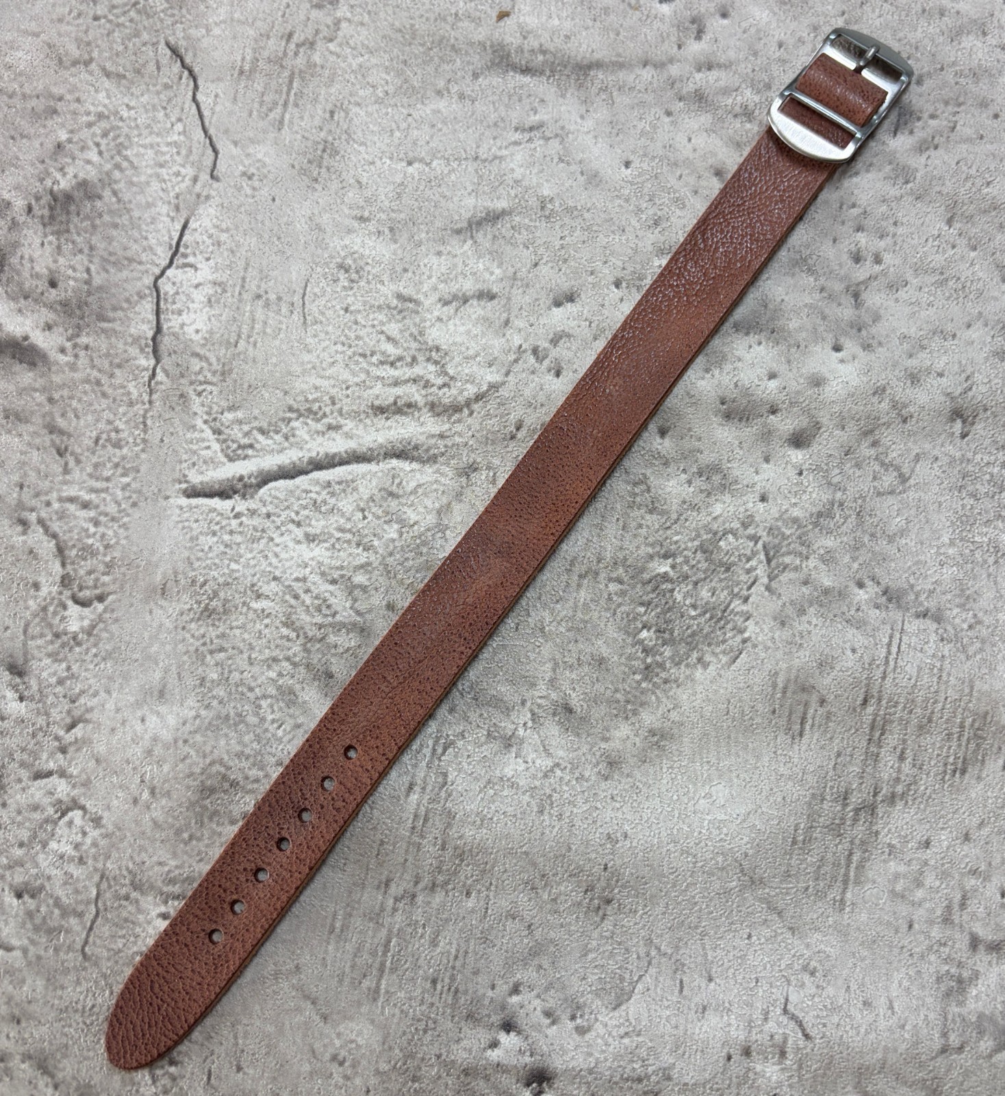 Size 14/16/18mm Handmade Vintage Leather Fixed Lug Watch Wrist Strap Band #138C