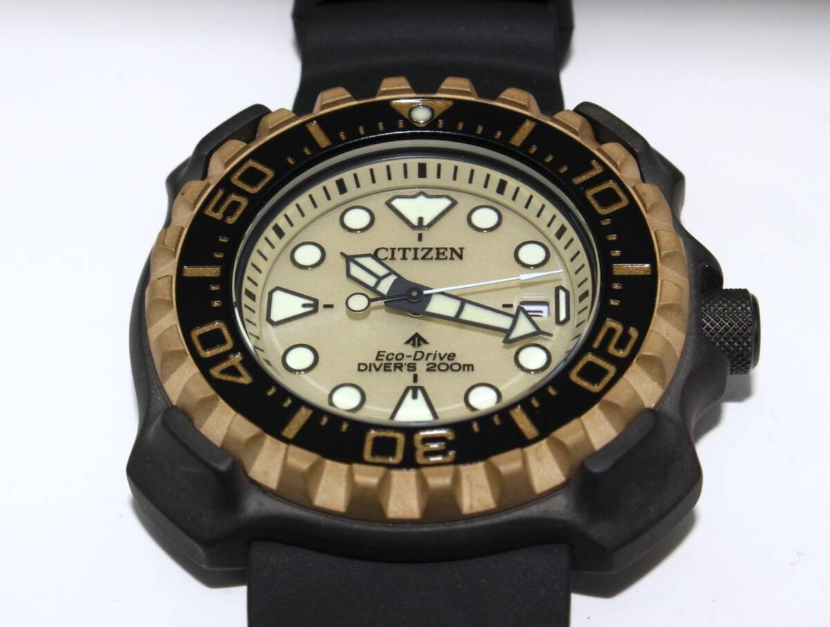 Watch CITIZEN BN0226 10P Promaster MARINE Diver GD Dial Men’s Solar Watch Workin