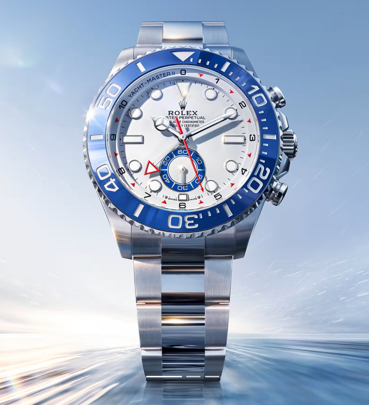 2026 NEW Rolex Yacht-Master II 44mm – Reference 126680 – Oyster Bracelet- .