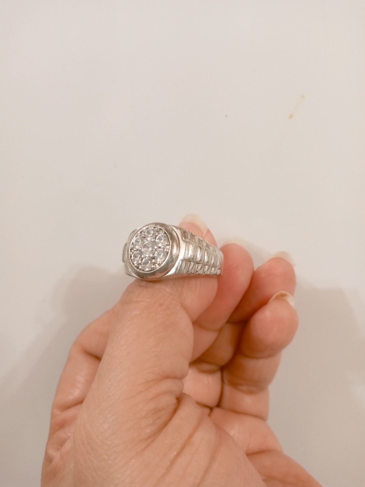 Vintage Sterling Silver Men Ring