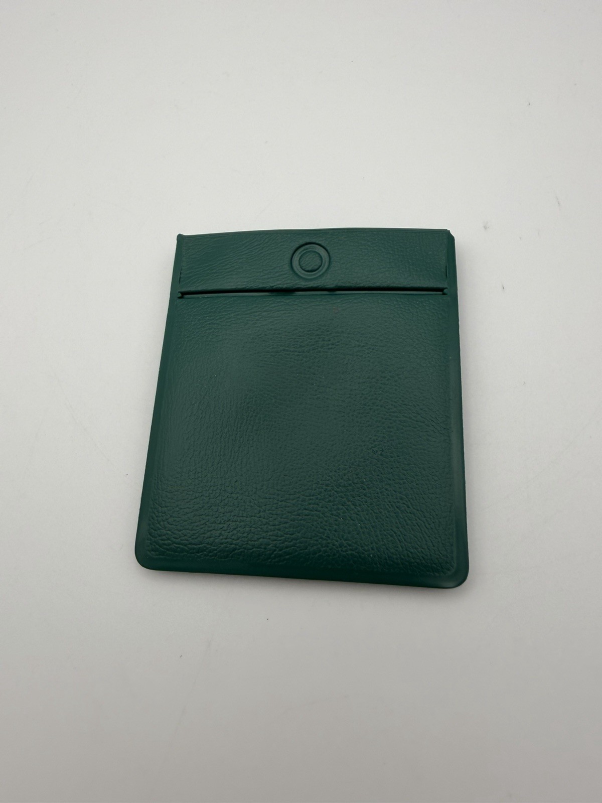 Vintage Rolex Plastic Service Wallet 70s 80s 69mm x 79mm – Green