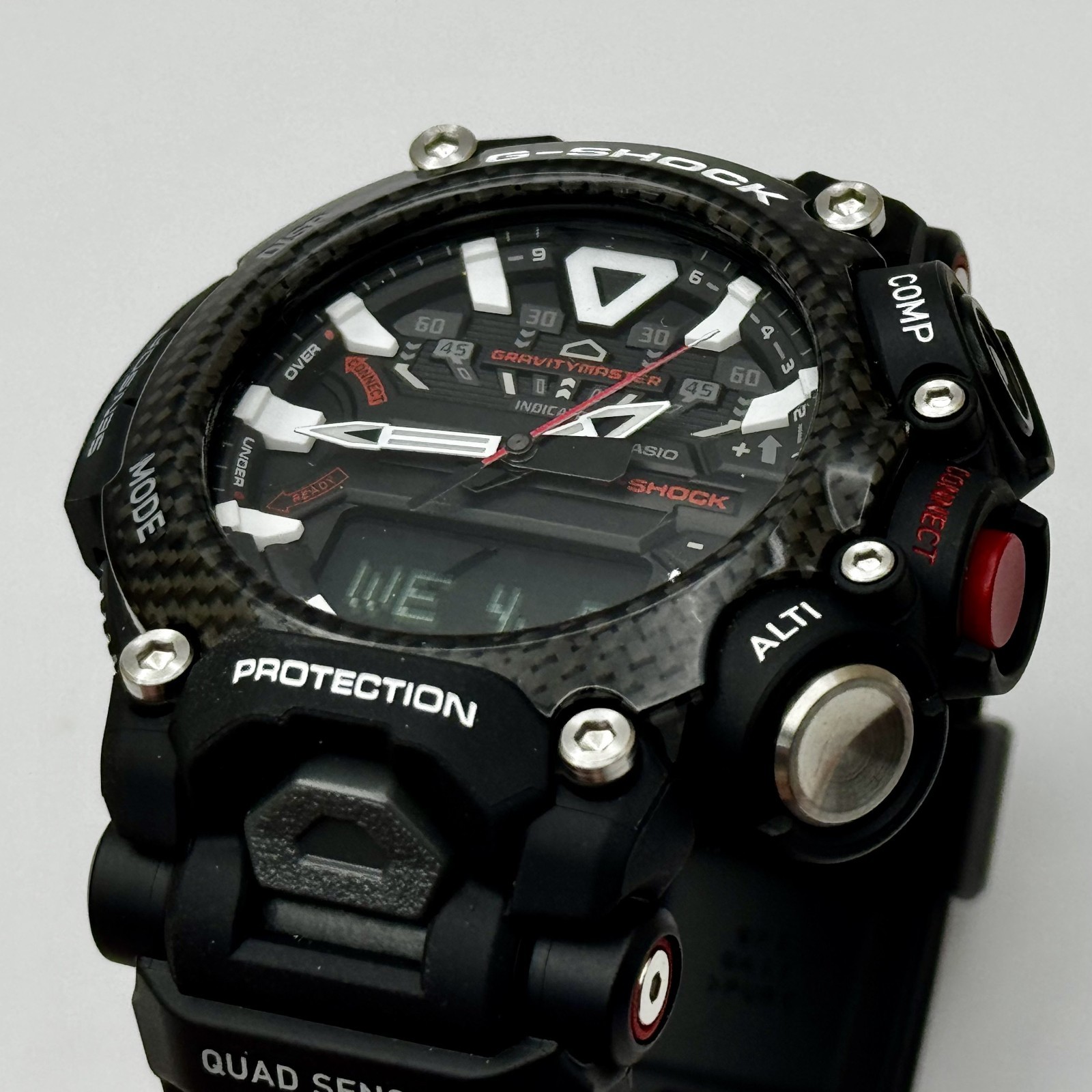 Mint CASIO G-SHOCK GRAVITYMASTER GR-B200-1AJF Bluetooth Carbon Quad Sensor watch