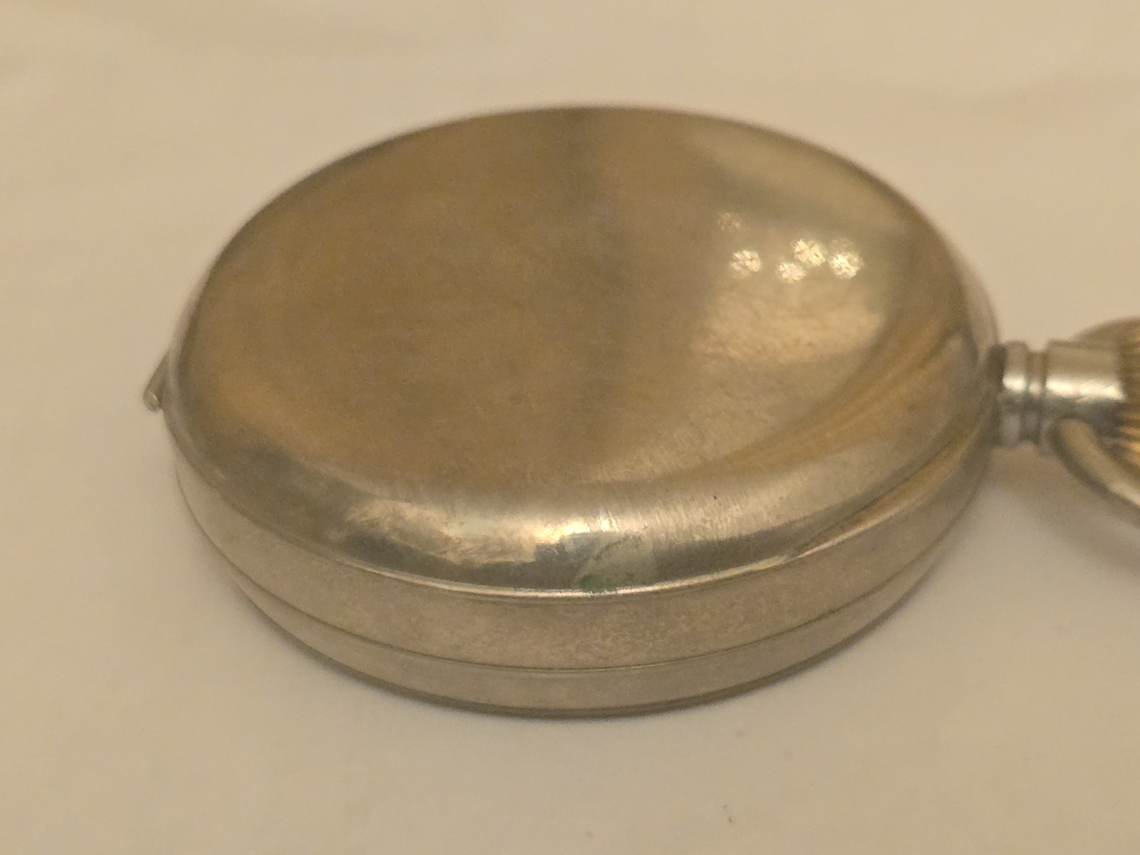 Rare Vintage mappin webb London 8 Days Pocket watch Large 60 MM
