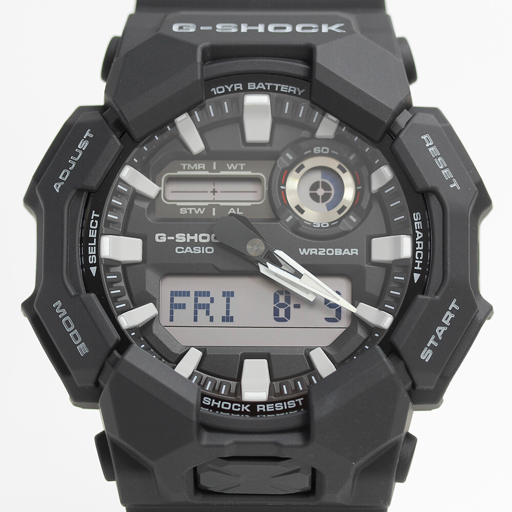 CASIO G-SHOCK GA-010-1A GA-010 GA Quartz Analog & Digital Black