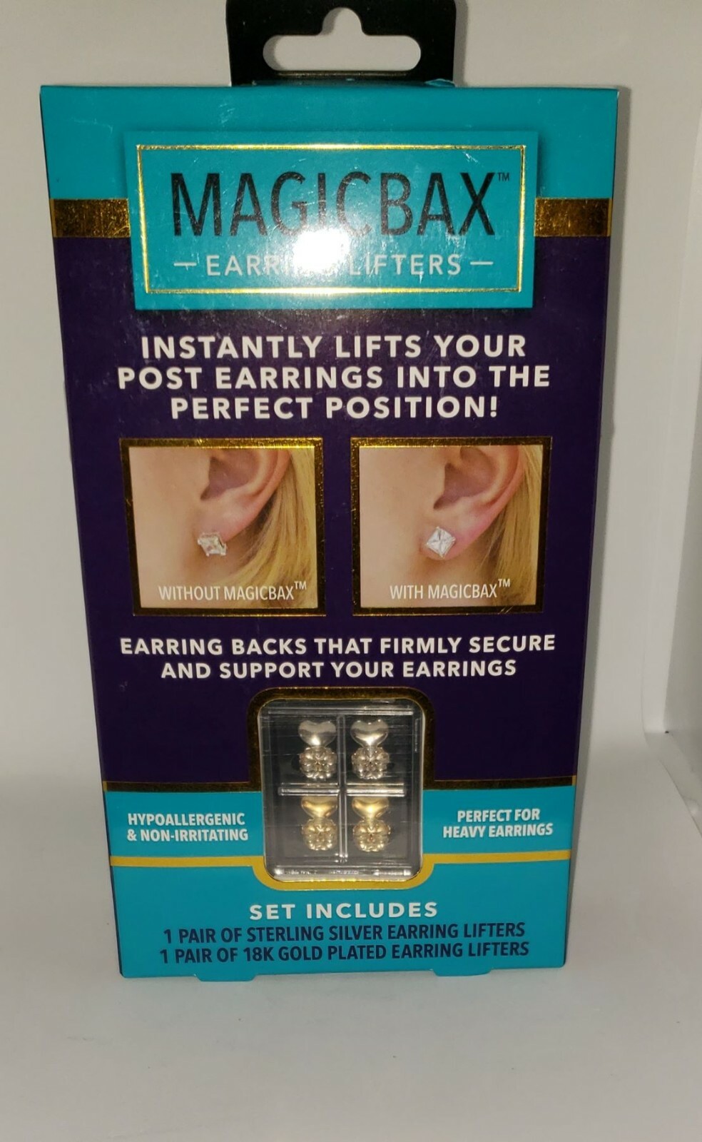 Magicbax Earring Lifters _ As Seen On TV _ NEW Fast Free Shipping