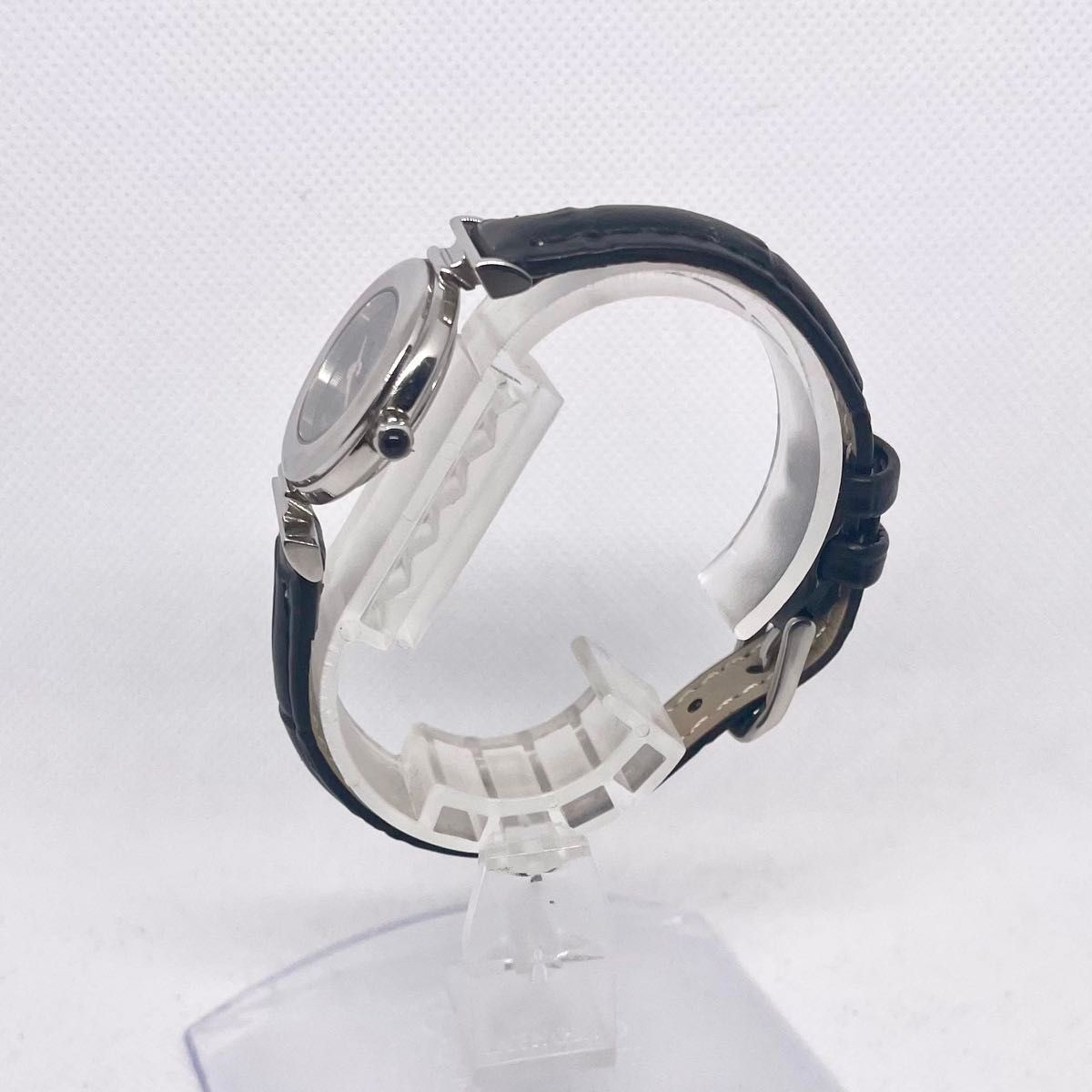 Working item FENDI 320L ladies’ wristwatch black dial aftermarket new leather be