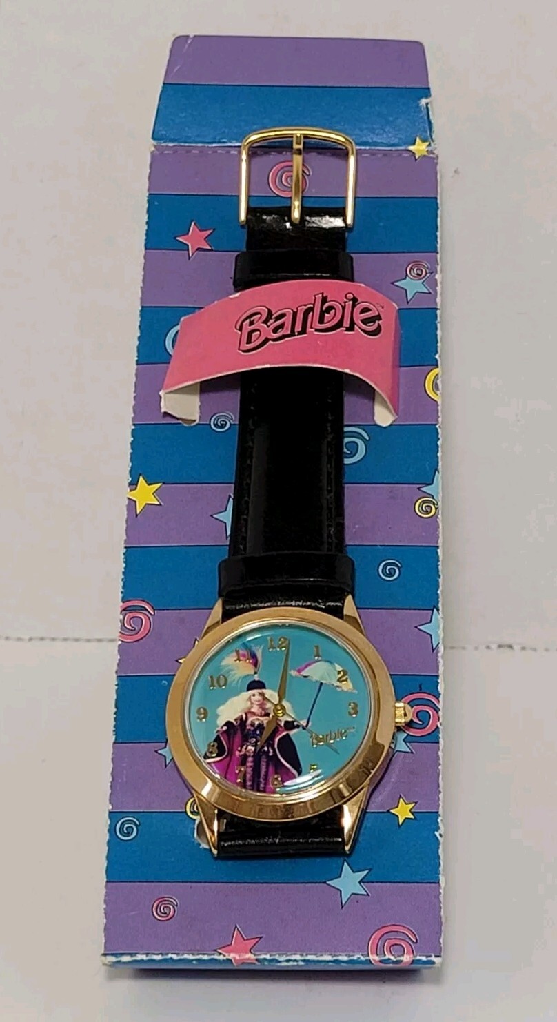 1995 Vintage FAO Schwarz Fossil Barbie Circus Star Watch #754/5,000 Ltd. Ed. NEW