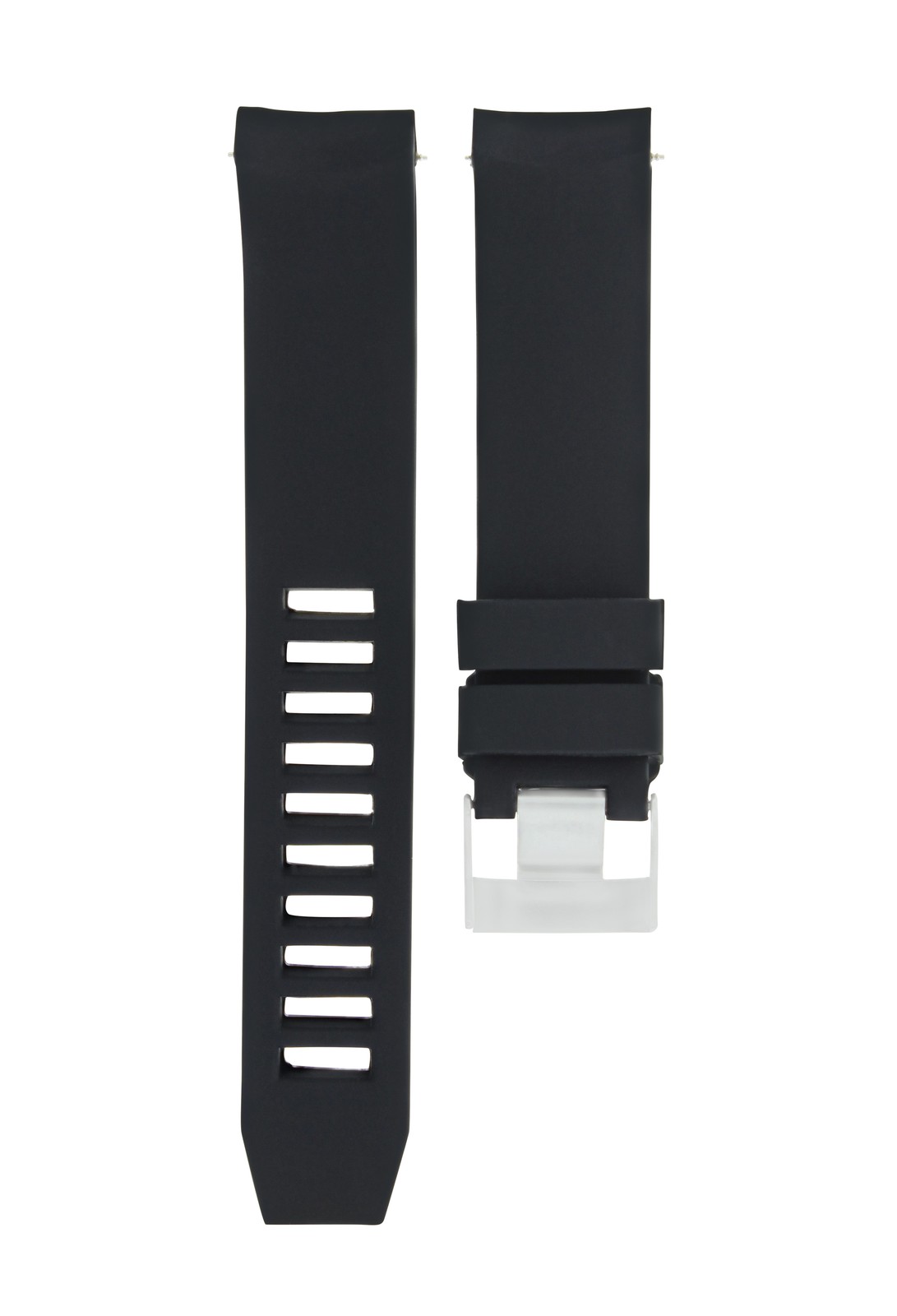 22MM RUBBER WATCH BAND STRAP FOR 45.5MM OMEGA SEAMASTER PLANET OCEAN XL BLACK
