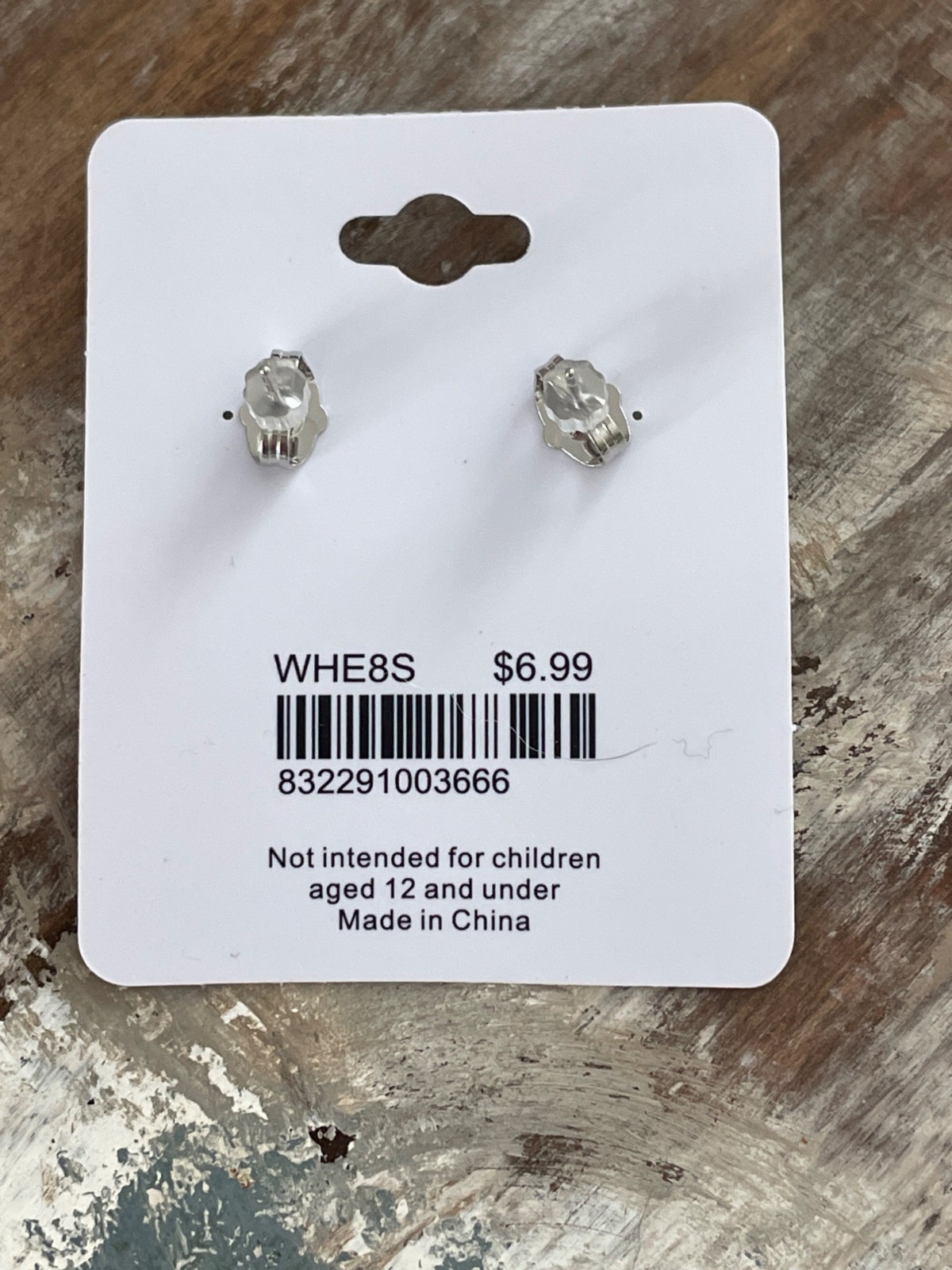 Fancy Whitney Butterfly Earrings Silvertone Clear Stones Lead and Nickel Free