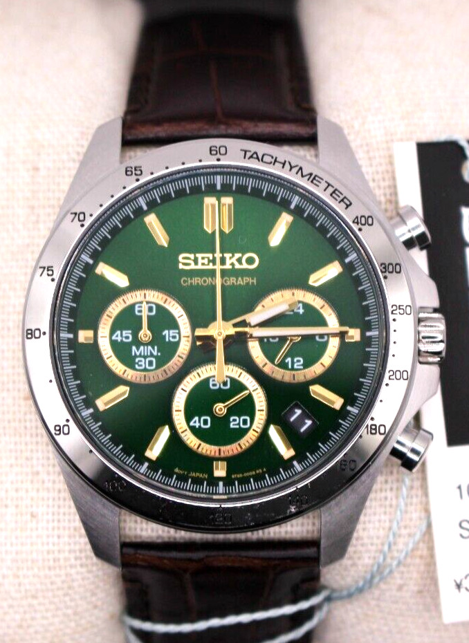 SEIKO SEIKO SELECTION SBTR017 Chronograph Men’s Watch New in Box Authentic JP