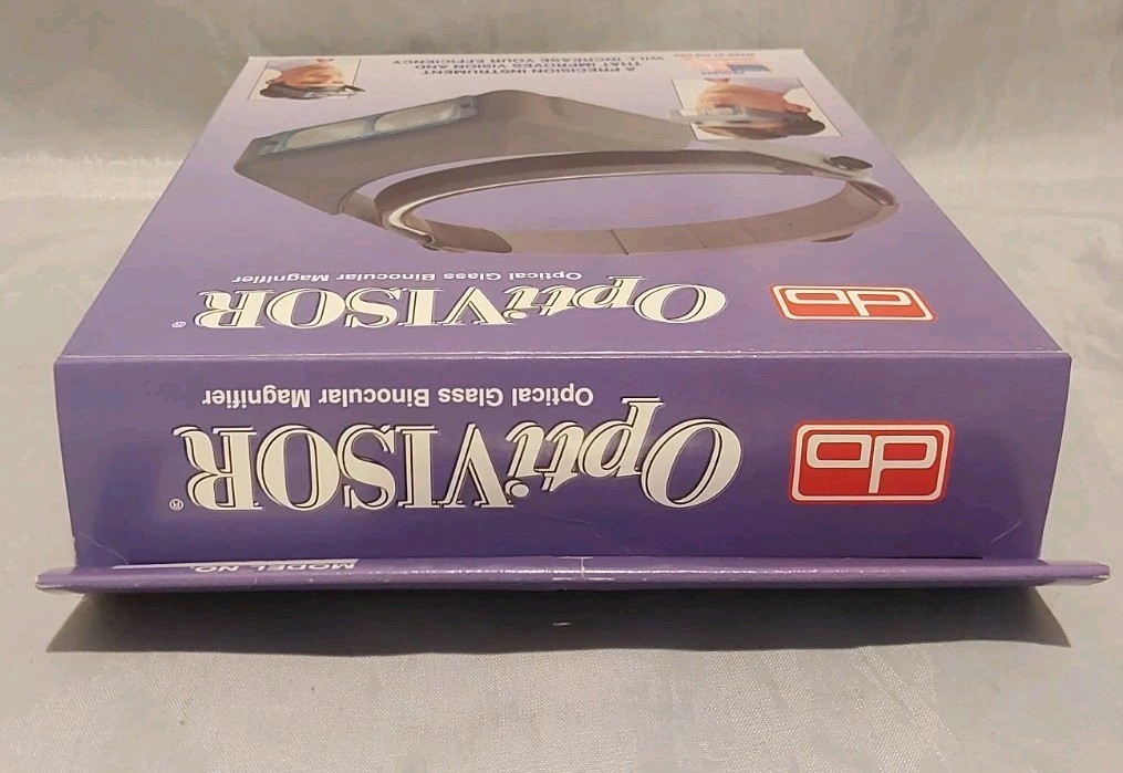 Optivisor- Optical Glass Binocular Magnifier- Model DA-5 with 2.5x Magnification