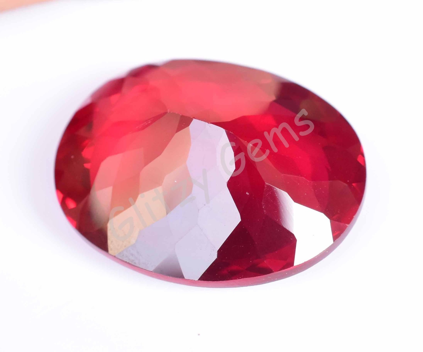 48.85 Ct Natural Blood Red Mozambique Ruby Oval CERTIFIED Loose Gemstone