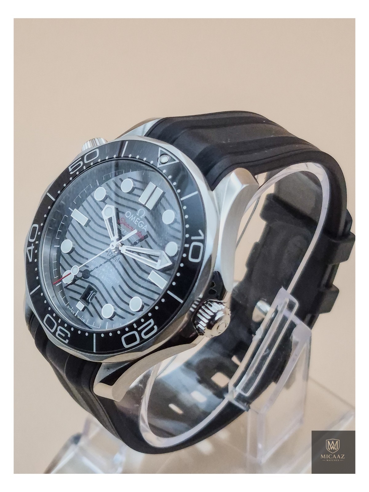 2021 – Omega Seamaster Black 42mm 210.32.42.20.01.001 – Full Set – Excellent