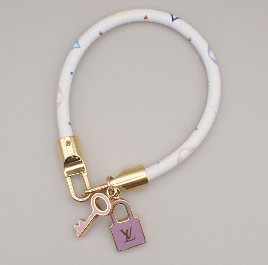 LOUIS VUITTON Luck It Bracelet Bracelet Monogram Multicolore WE M6604F 34KD205