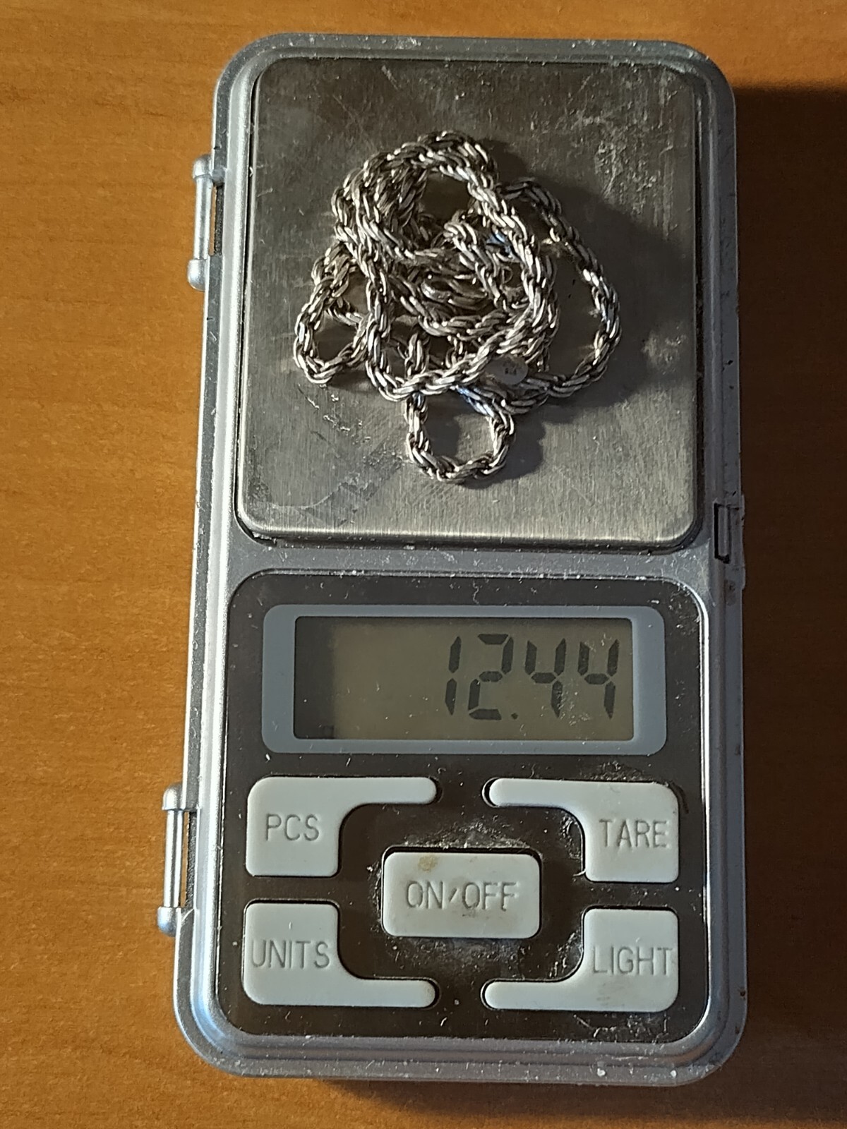 Sterling Silver Chain 54,5 cm, 12,4g. Italy.