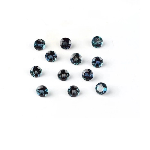 9 x 9 MM (10 Pcs) Natural Color Change Alexandrite Certified Loose Gemstone Lot