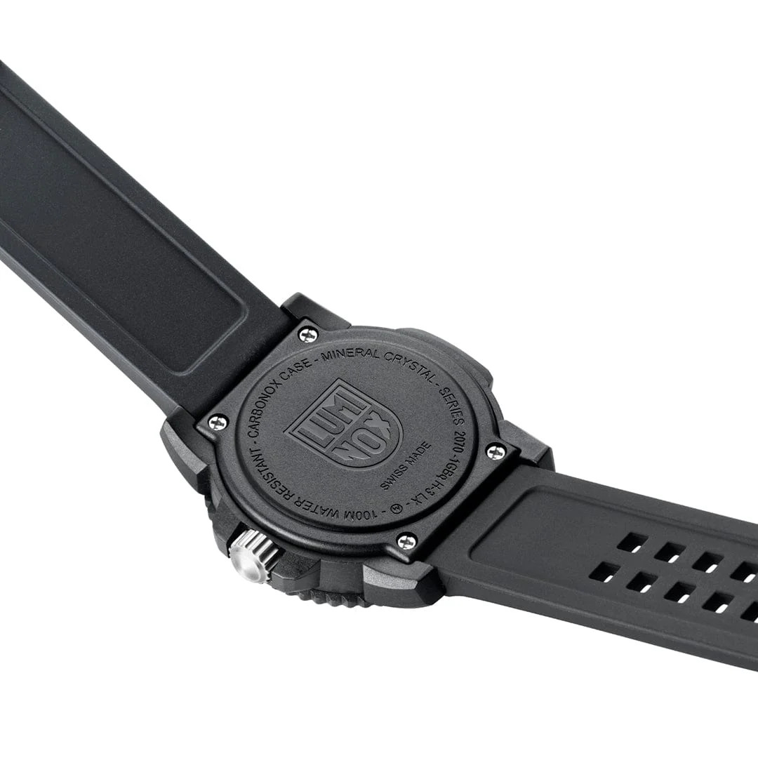 Luminox 37mm G Sea Lion Black Dial Carbonox Case Polyurethane 100m Watch X2.2072