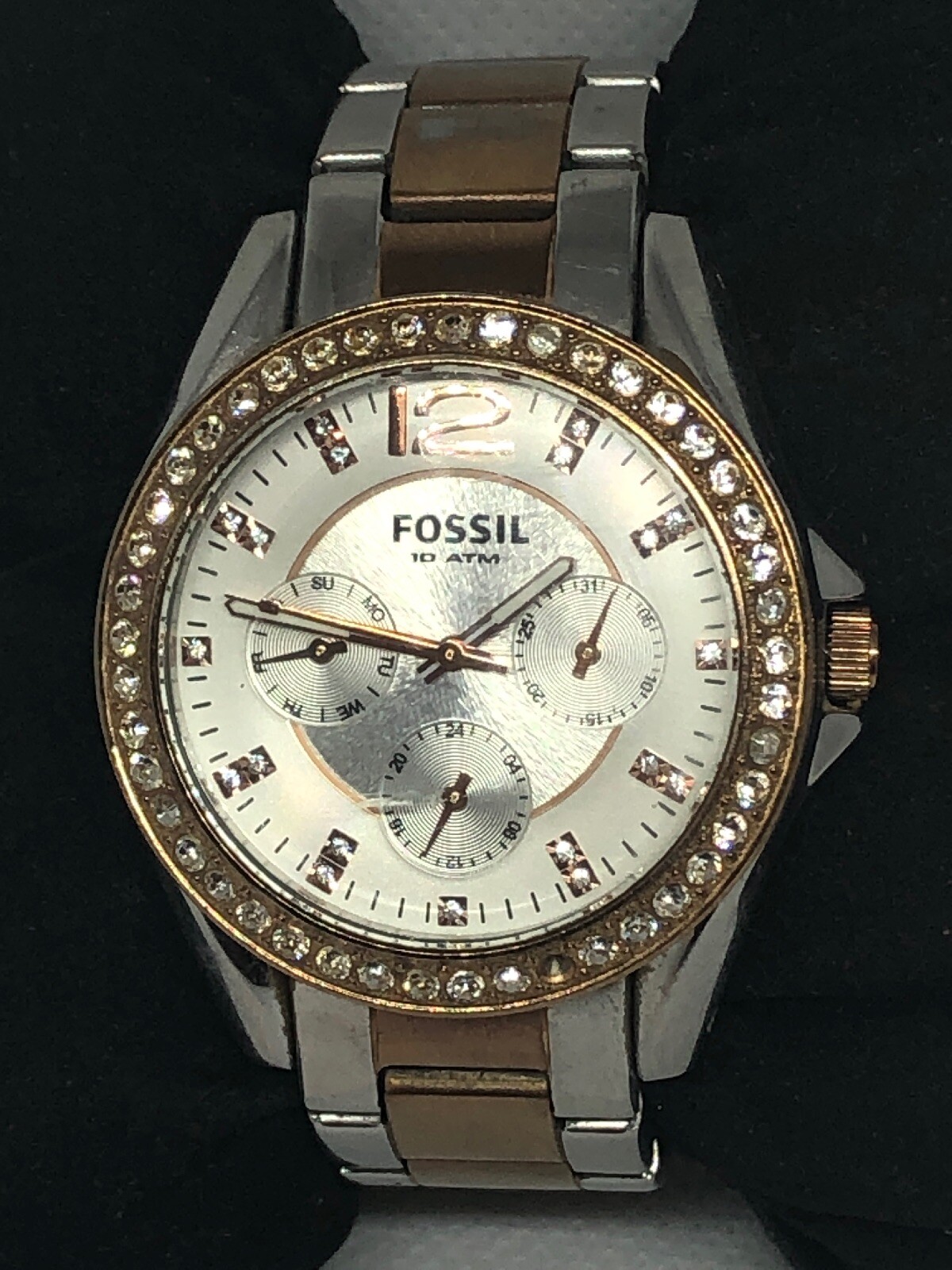 Fossil ES2787 Women’s Stainless Steel Analog Silver Dial Quartz Wrist Watch HG23