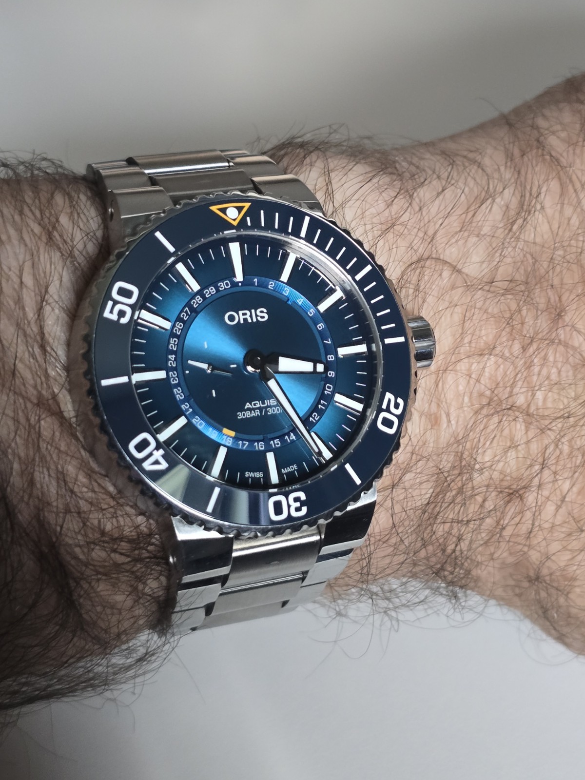 Oris Aquis Great Barrier Reef III Limited Edition Blue 43.5mm Watch 01 743 7734