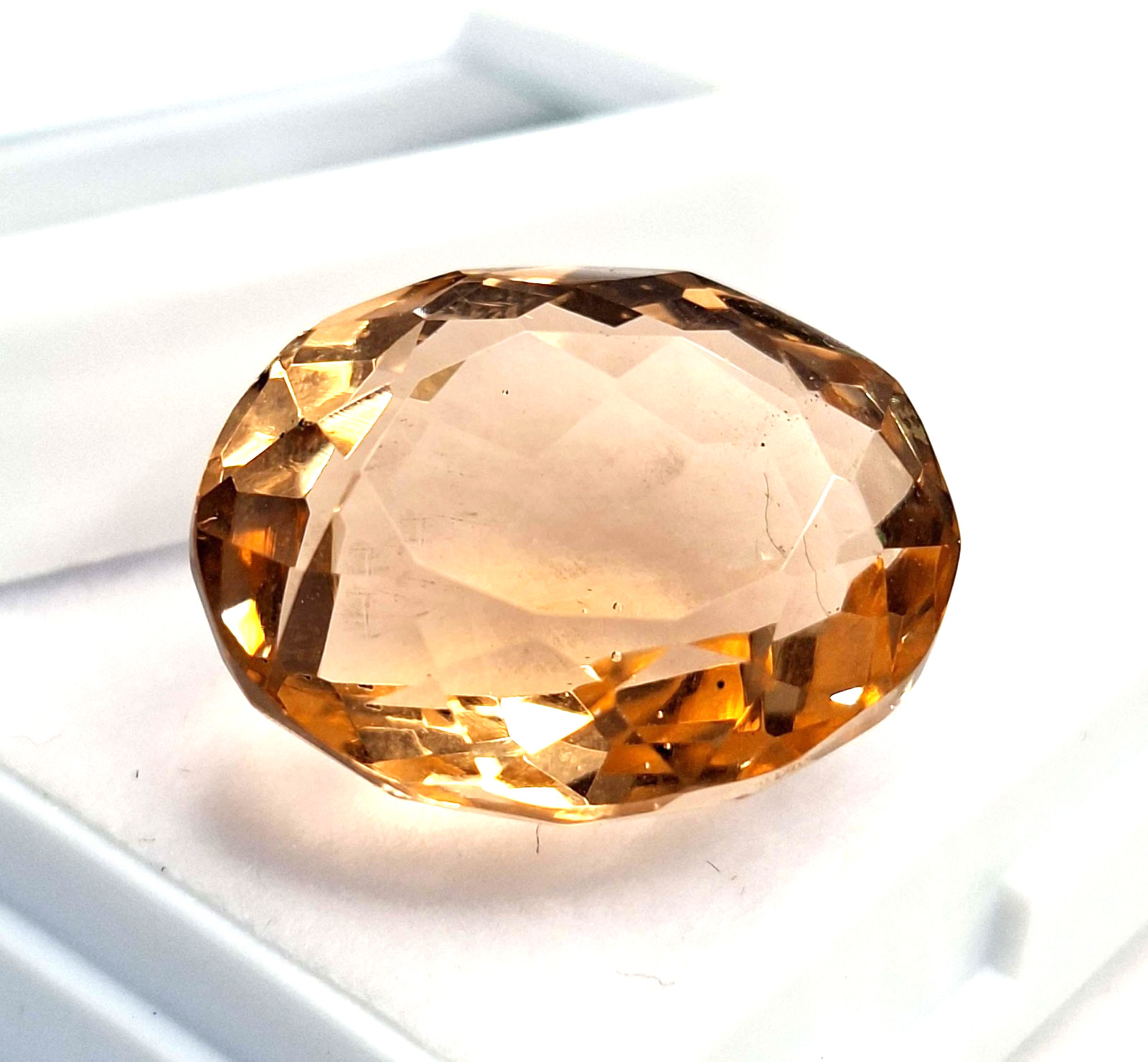Light Brown Morganite Oval Cut 16-18 Ct Natural Certified Loose Gemstone RK879
