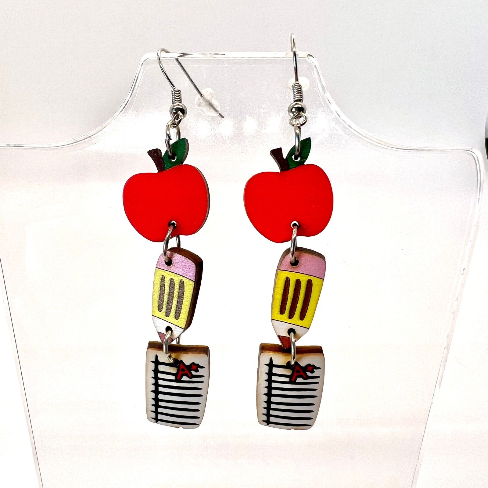 Teacher Earrings – Back to School Dangles – Classroom Appreciation Style