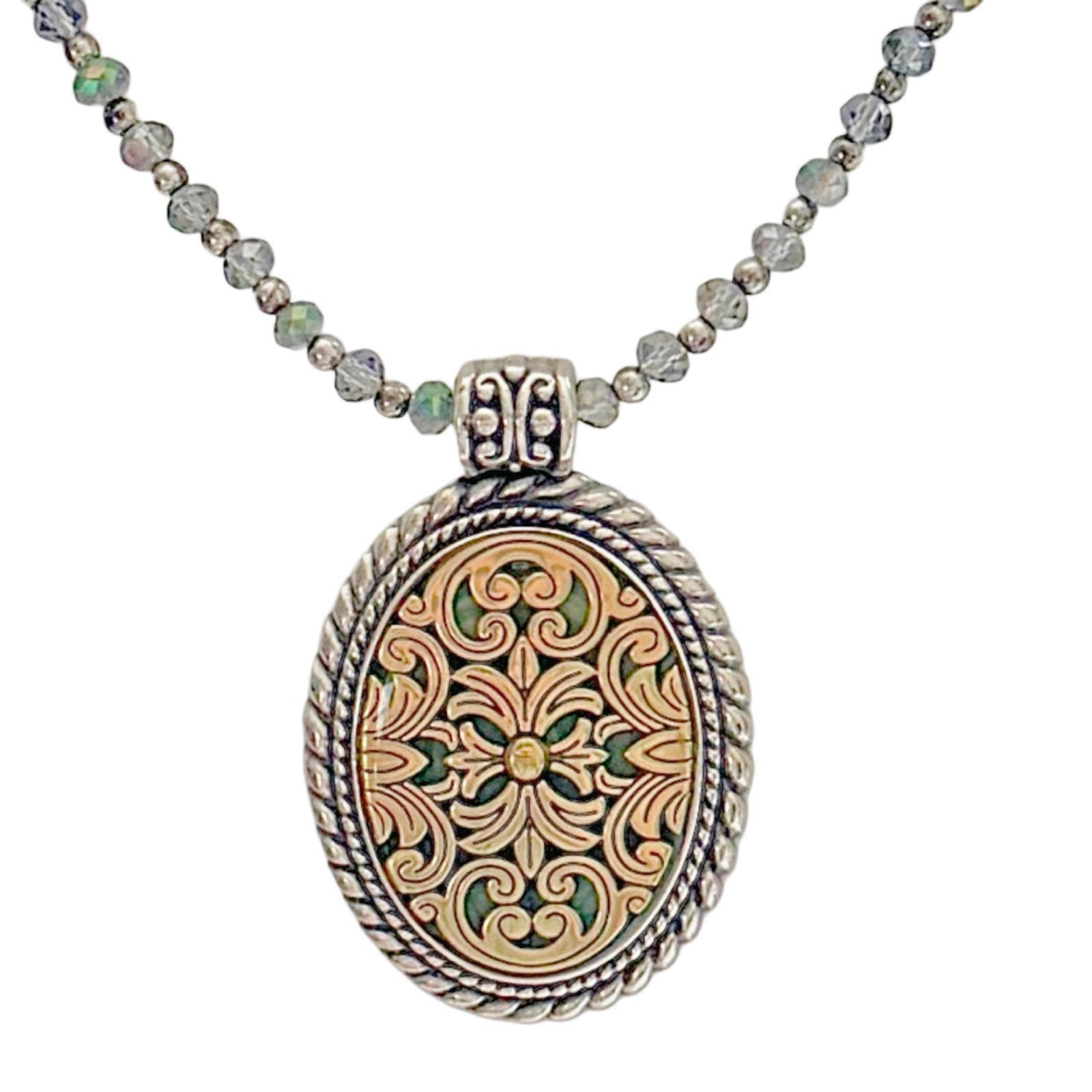 Brighton CORFU SCROLL Necklace & Bracelet 2 PIECE Set NWT