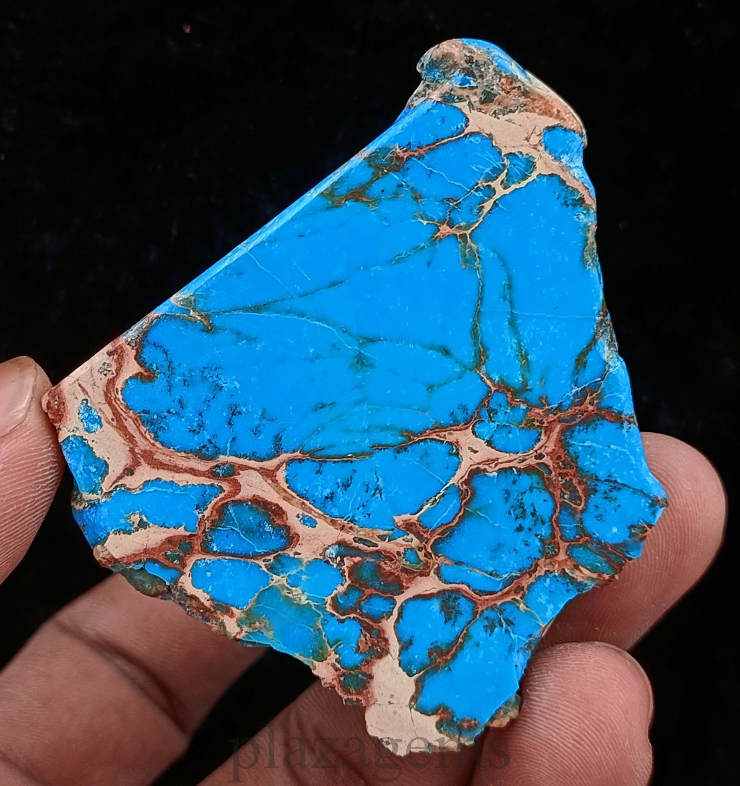 197.35 Ct Natural Sky Blue Turquoise Rough Slab EGL Certified Loose Gems “5NSR
