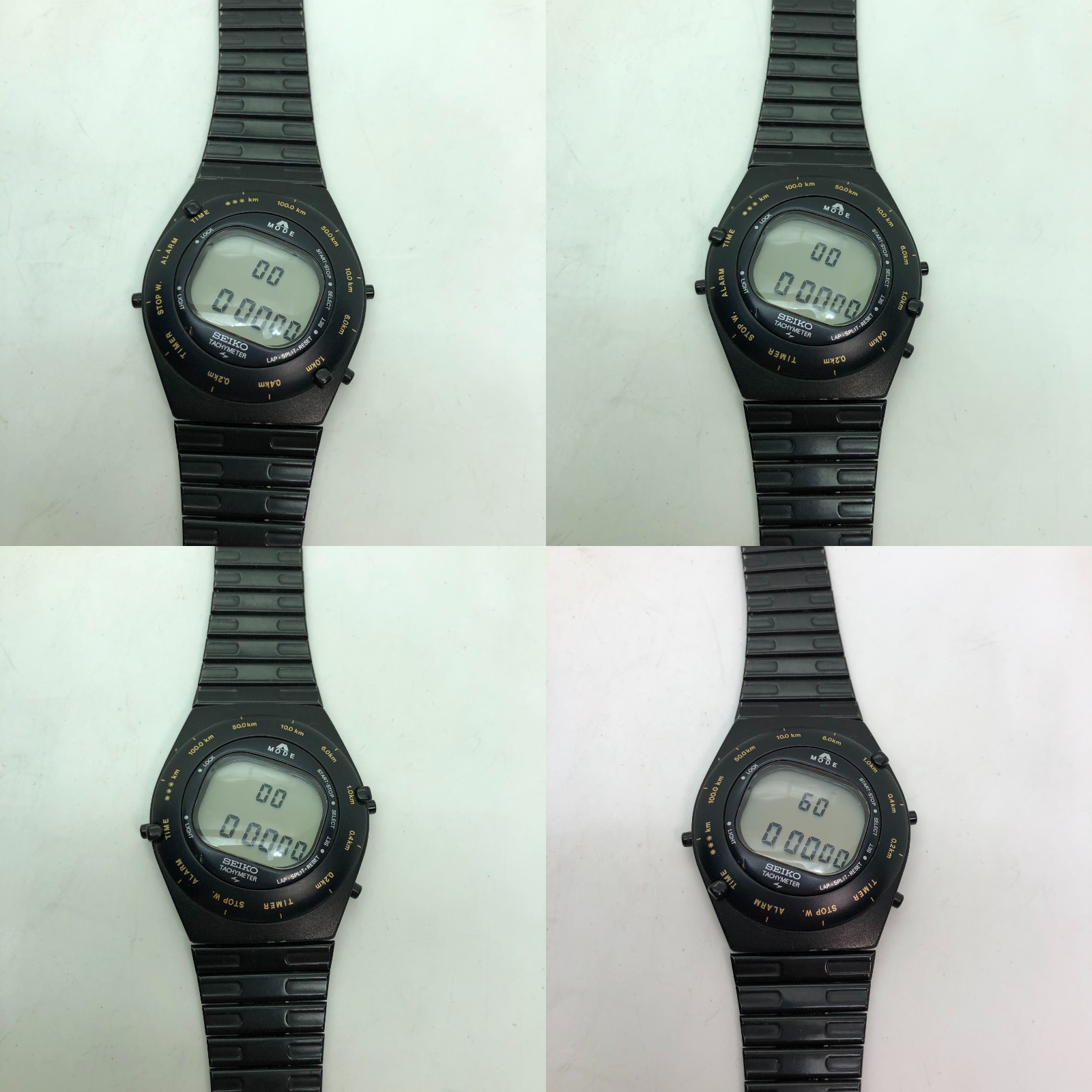 [w2359] SEIKO A828-4000 All original Giugiaro Battery replaced Quartz EX/PR