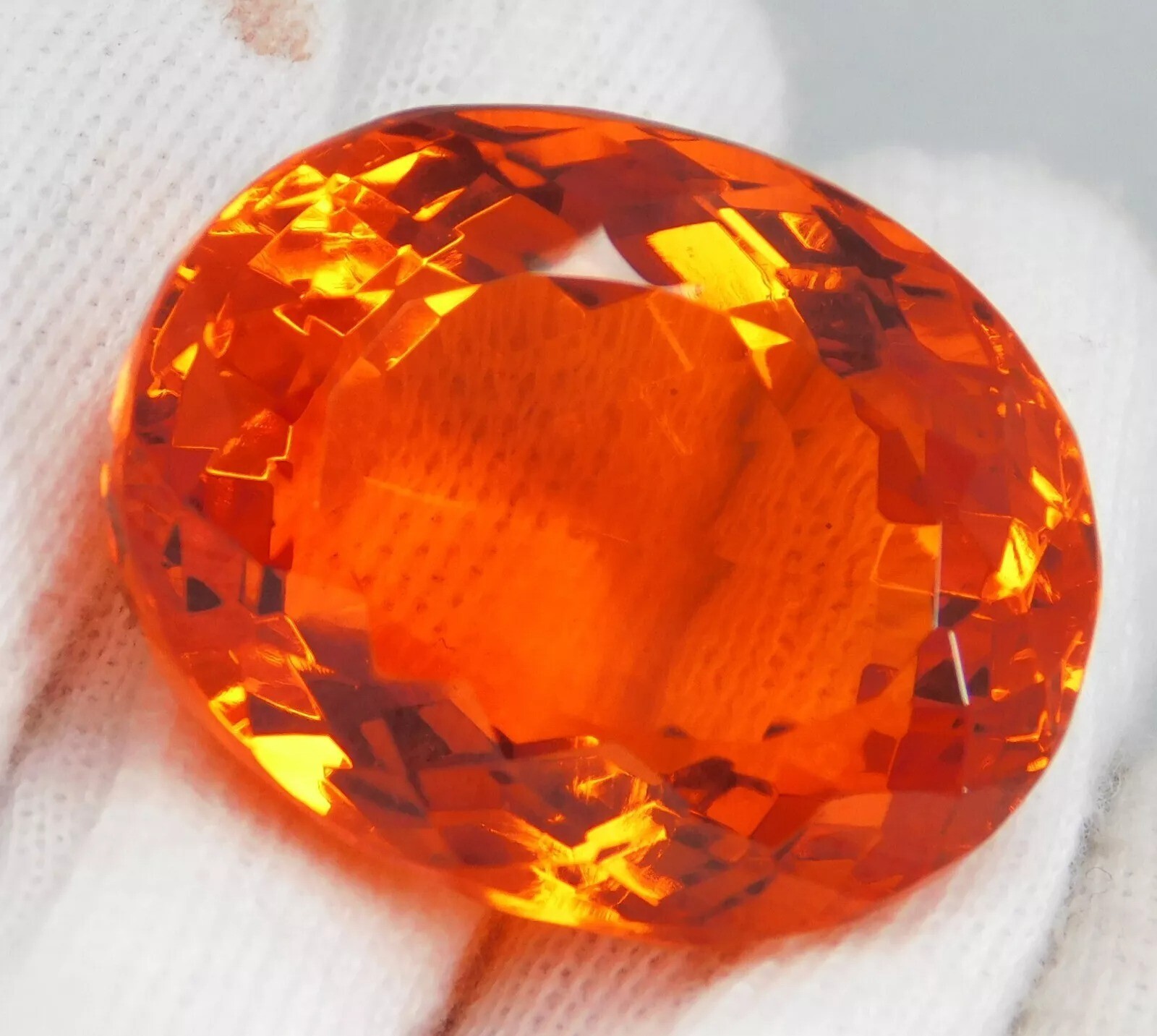AAA Quality 99.20 Ct Natural Mexican Fire Opal Oval “Certified” Top Gemstone