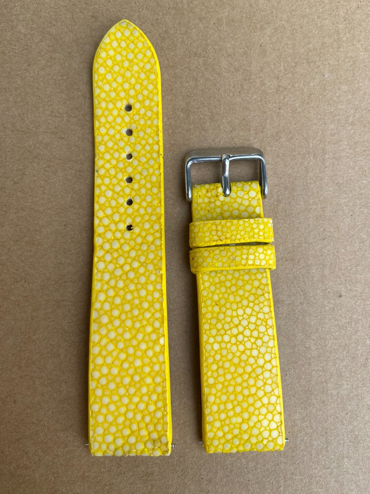 Yellow Stingray Watch Strap Band 16mm 18mm 19mm 20mm 21mm 22mm 23mm 24mm 26mm