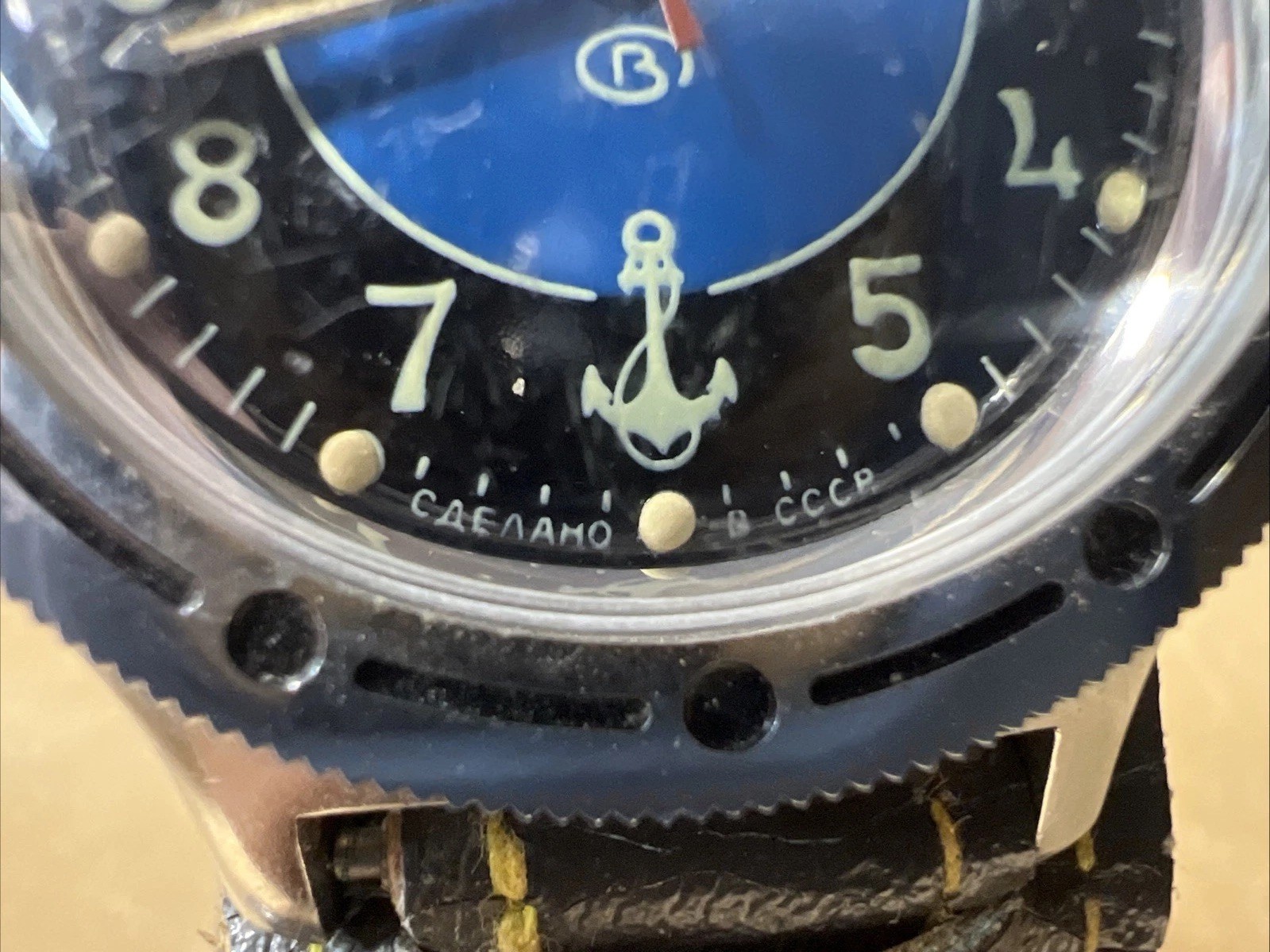 Vintage Watch Vostok Wostok Amphibia Komandirskie Submarine USSR Original Strap