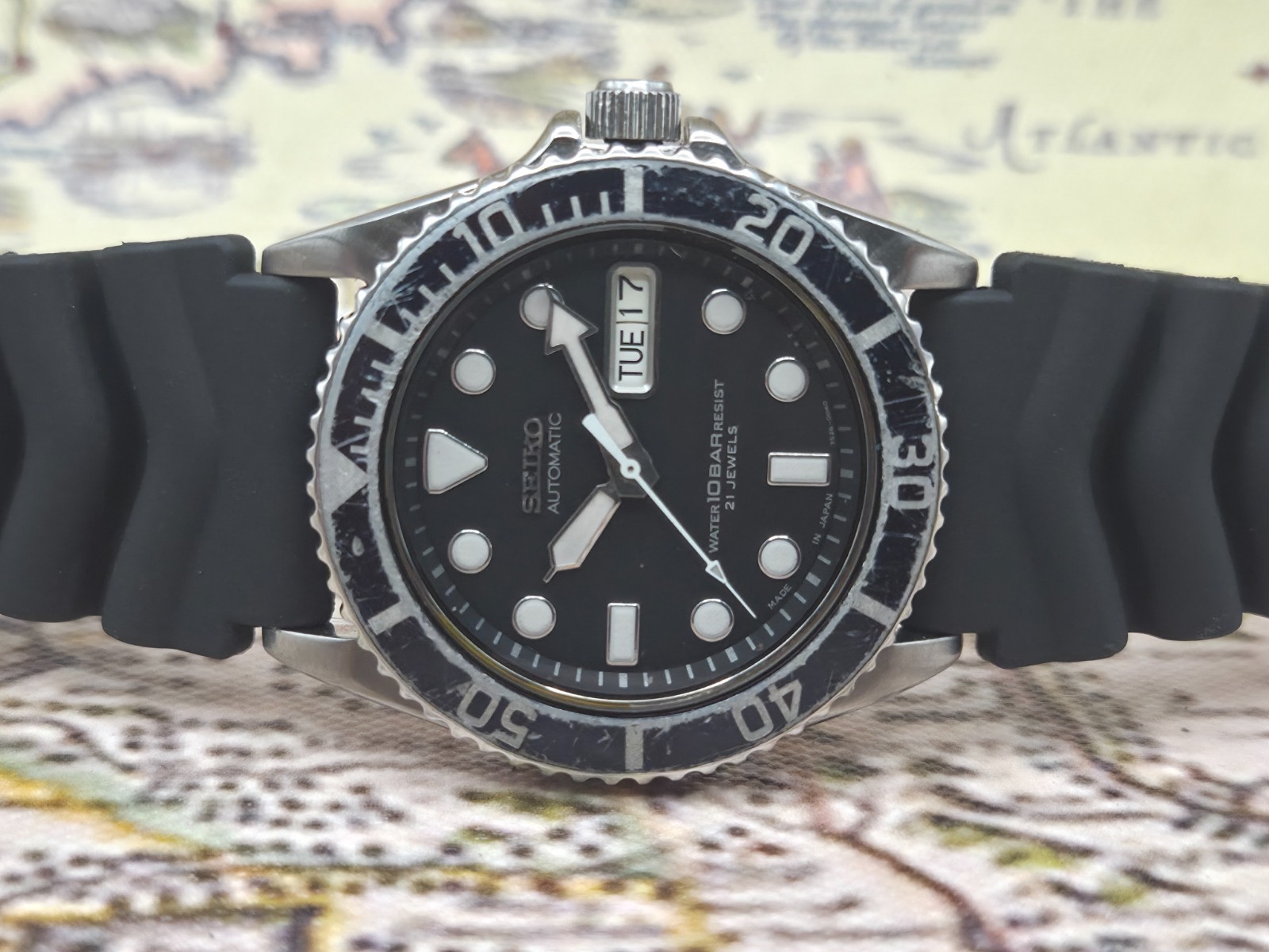 Seiko Mens Automatic Watch SKX031 Scuba Divers JDM 7S26-0040 c.July 1996 BOXED