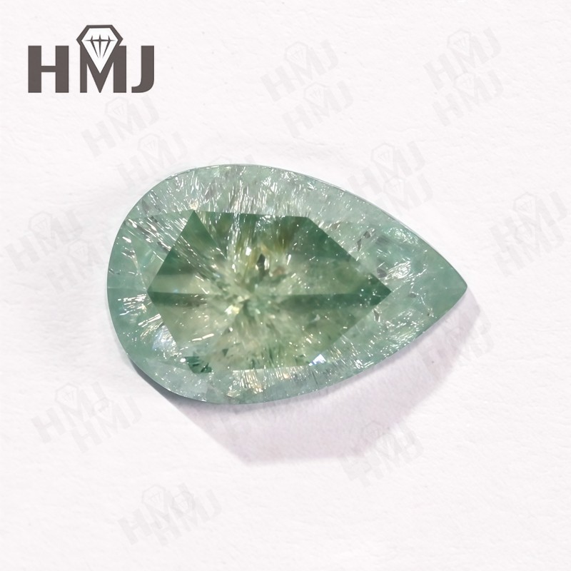 Salt and Pepper Moissnite Diamond Kite Pear Cut For Engagement Ring Wedding Gift