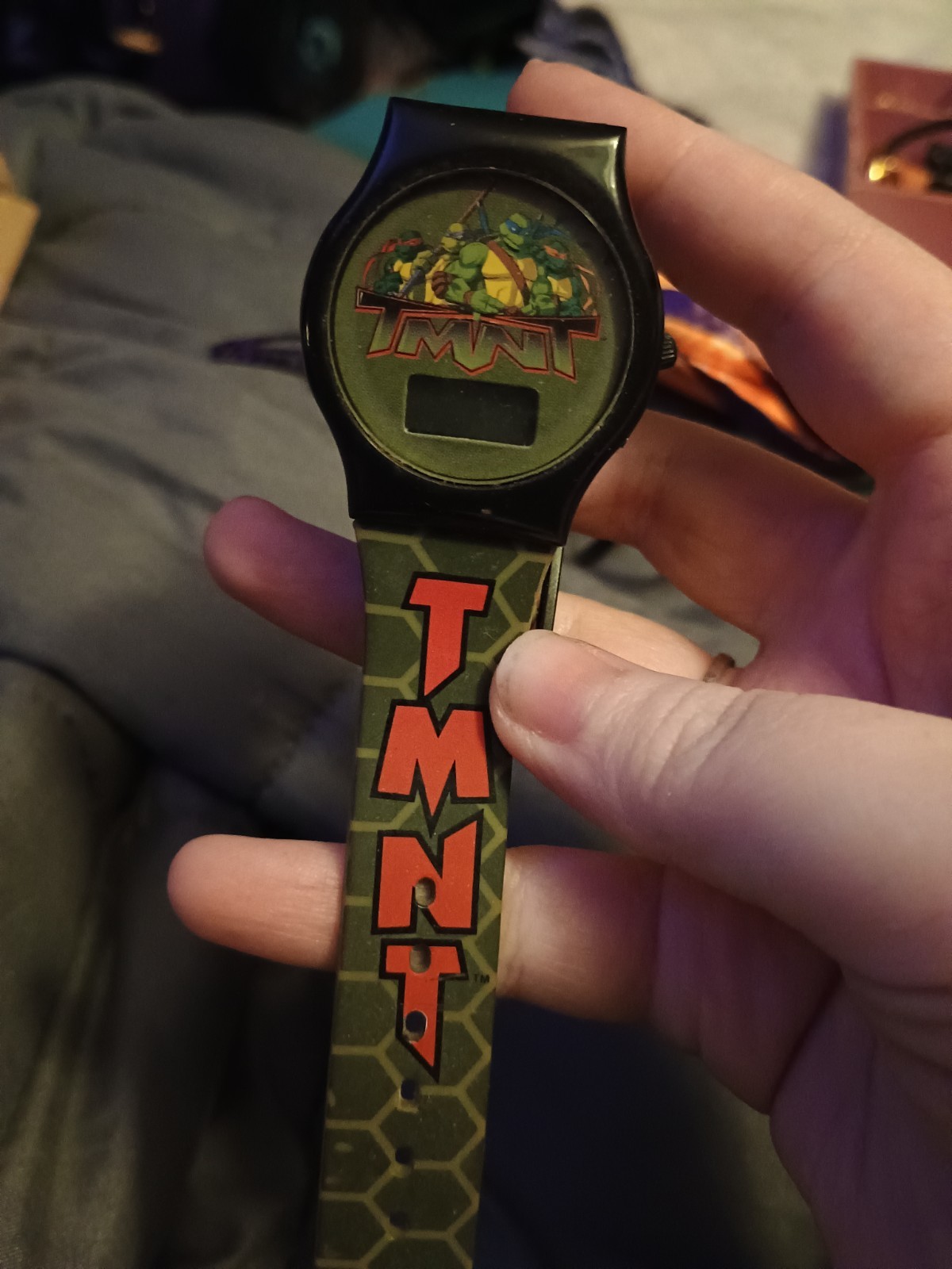 Retro Teenage Mutant Ninja Turtles TMNT 2004 Fox Series Kid’s LCD Watch