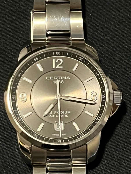 Certina DS Podium Automatic Grey Dial Men’s Powermatic 80 C0014071105700