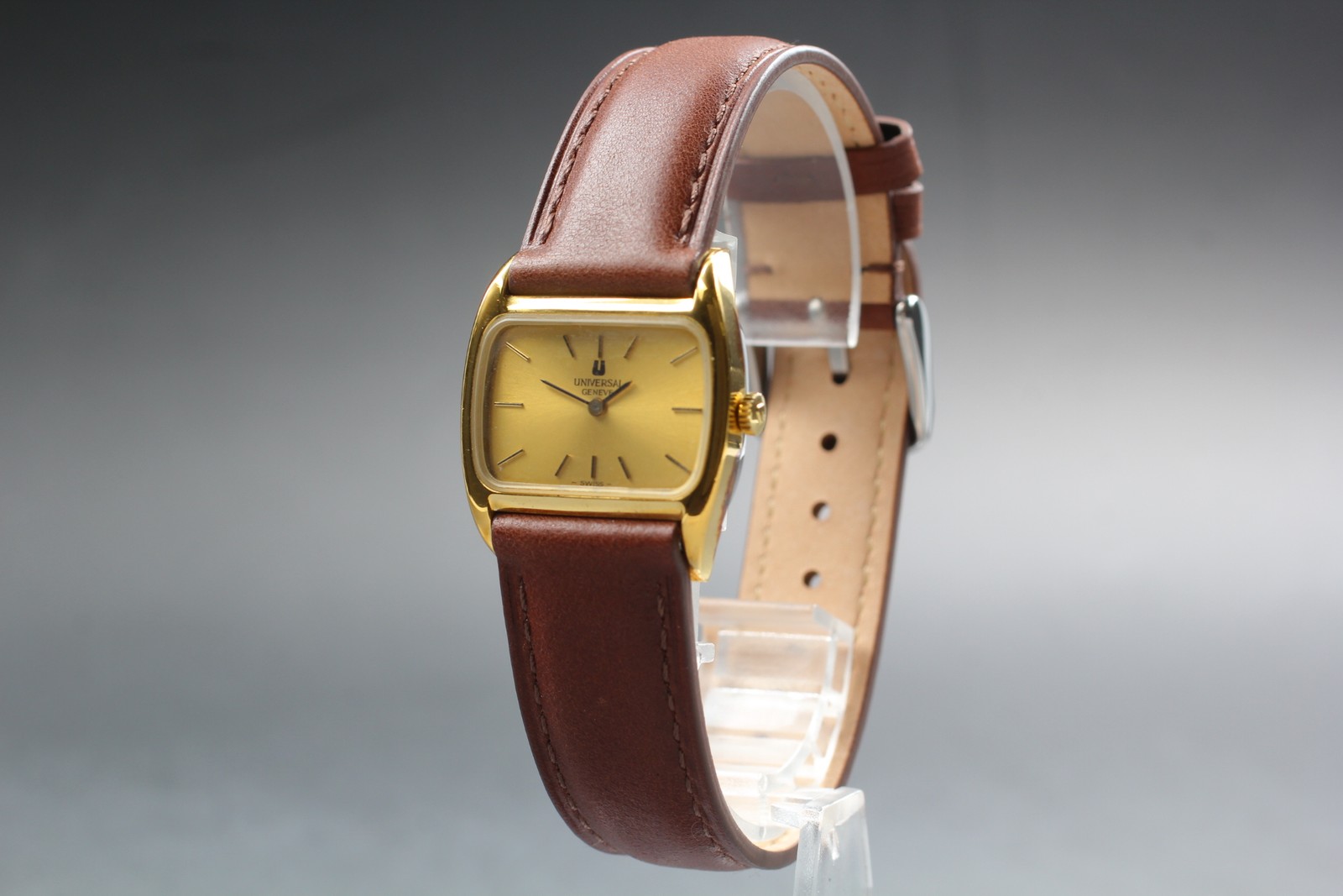 [Near MINT] Vintage OUNIVERSAL GENEVE 511623 Gold Watch Men From JAPAN