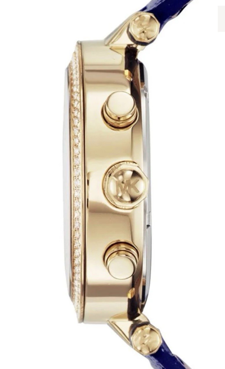 Michael Kors MK2280 Parker Chronograph Gold Dial Women’s Watch $