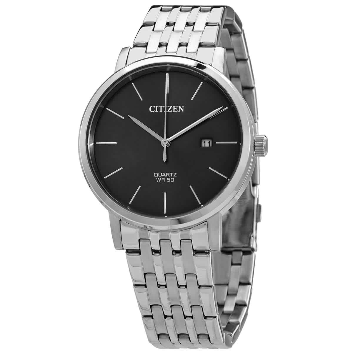 Citizen Quartz Grey Dial Stainless Steel Men’s Watch BI5070-57H