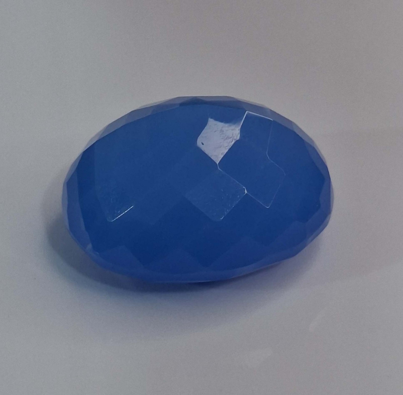 Blue Welo Opal Oval Cut 58-60 Ct Certified Loose Gemstone Lab Created SP1219