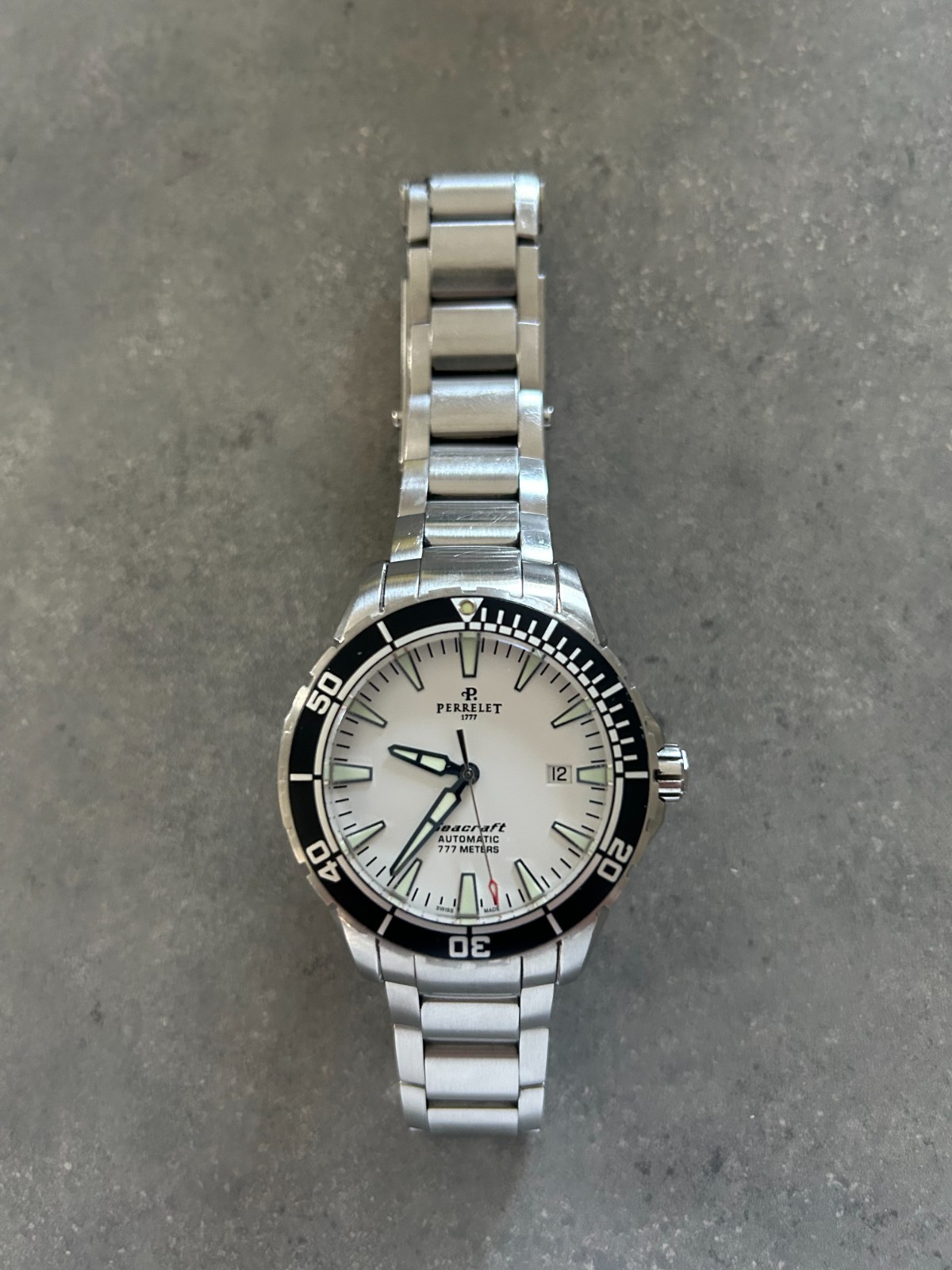 Perrelet Seacraft 777 Swiss Dive Watch