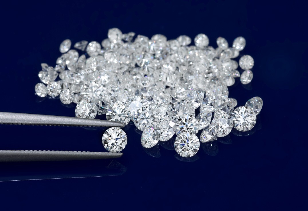 22 Pcs Loose CVD Diamond 2.30 MM Round – D to F – Color IF Clarity Certified