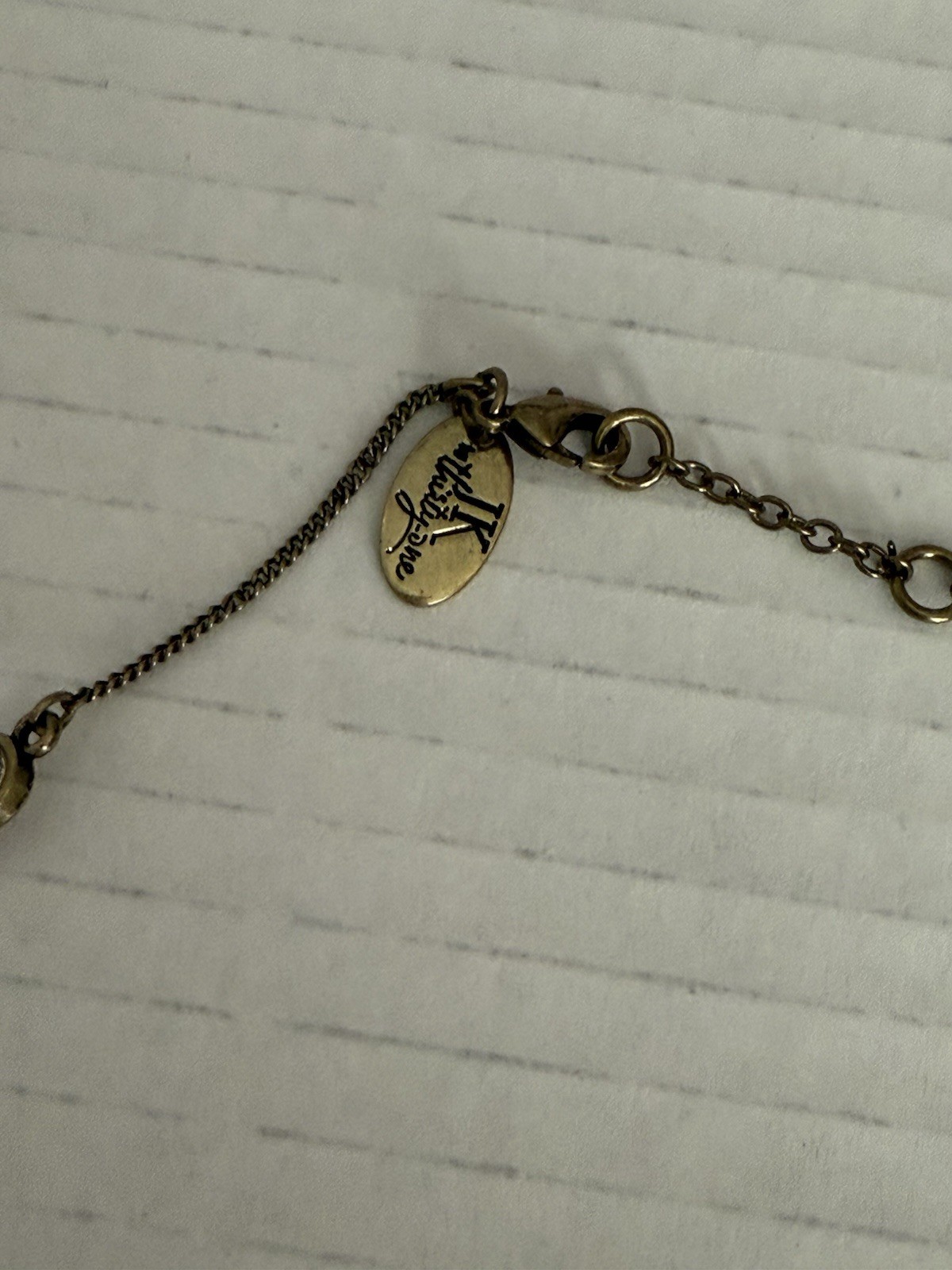 Jewel Kade JK Thirty-One Women’s Necklace Bezeled Clear Crystal Station Chain