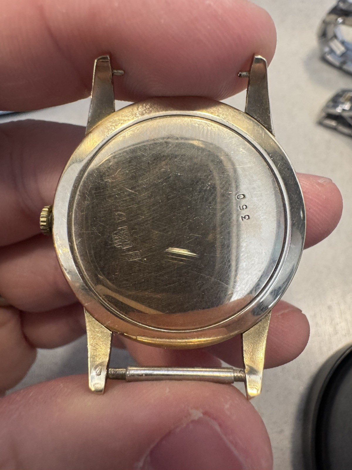 Lotos 17 jewels 14k .585 Gold case, working great