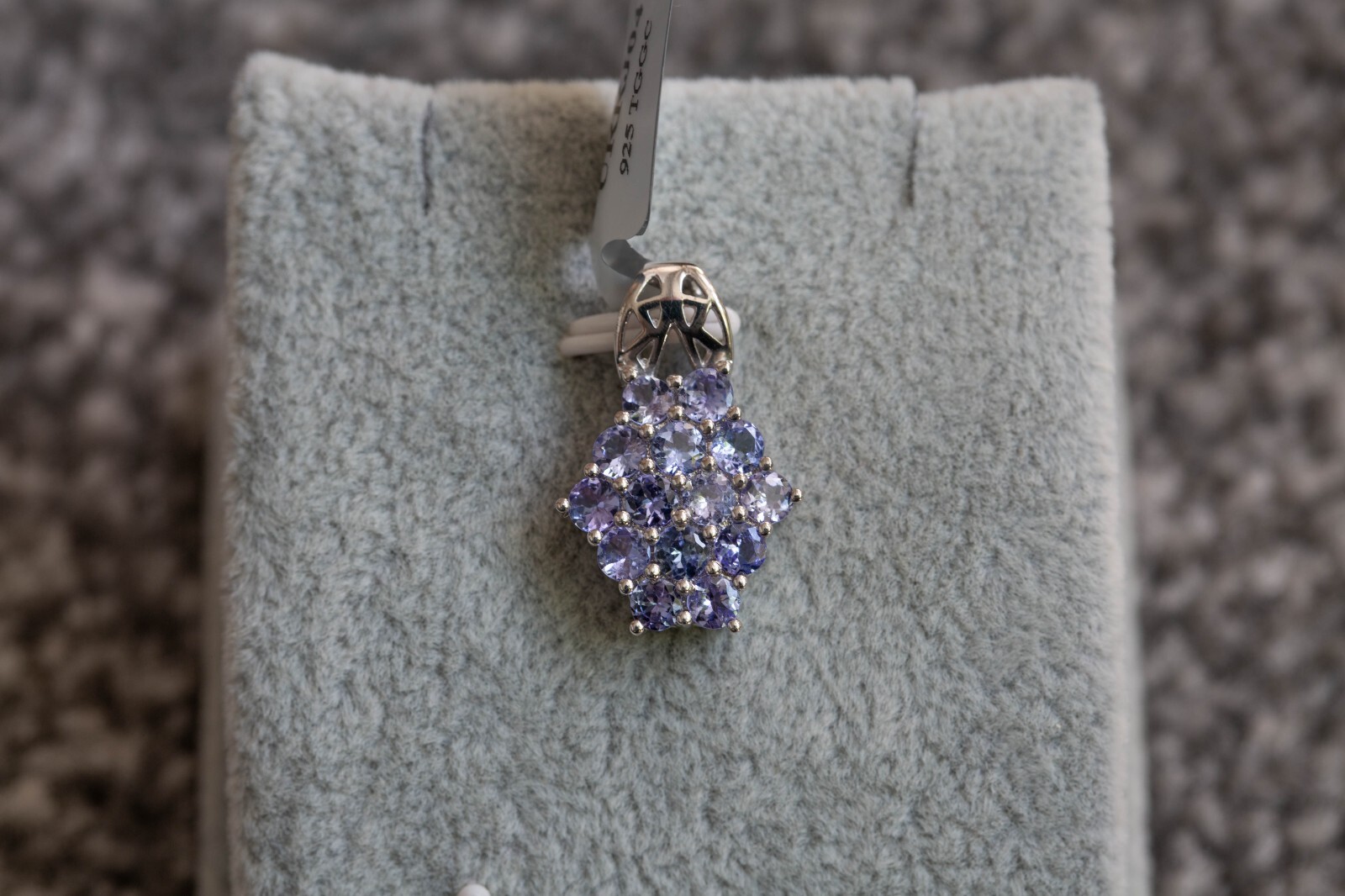 AA Tanzanite Sterling Silver Pendant only