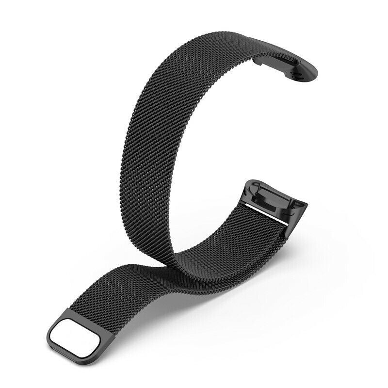 Magnet Milanese Loop Metal Stainless Steel Watch Band Strap For Fitbit Charge 5