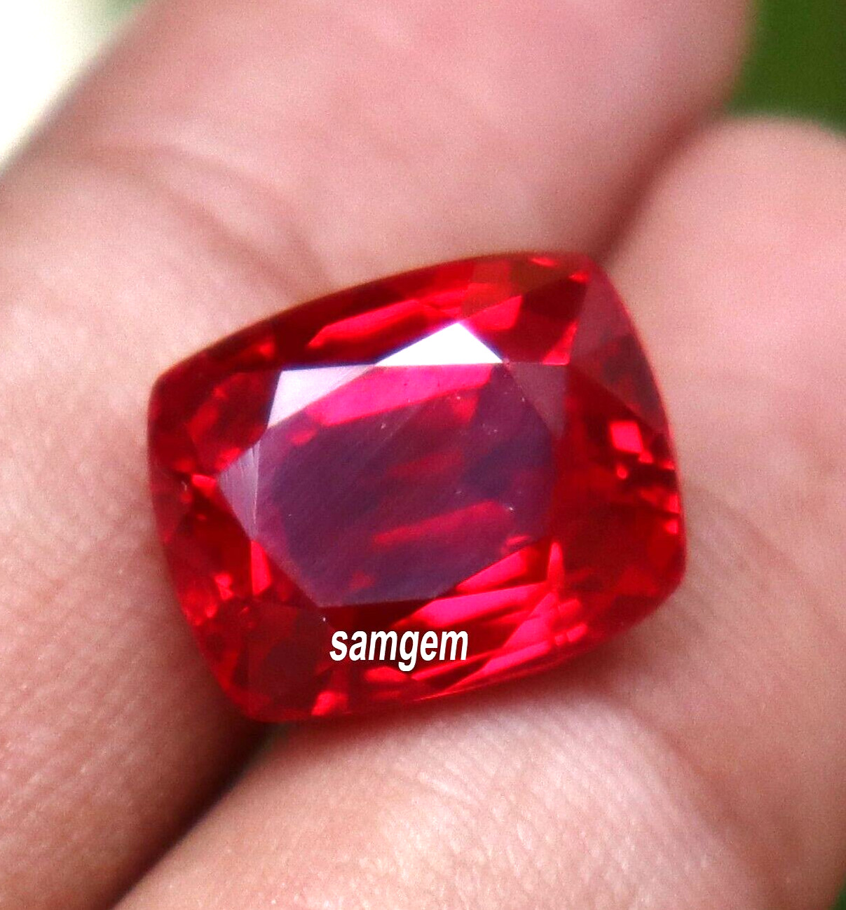 11.50 Ct Natural Red Ruby CERTIFIED Cushion Shape Loose Gemstone Best Offer