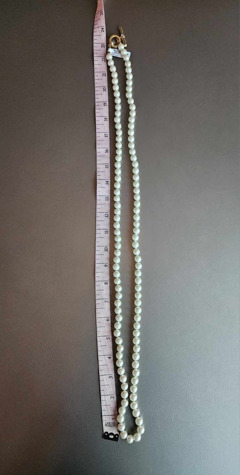 Henri Bendel Faux Pearl Long Necklace