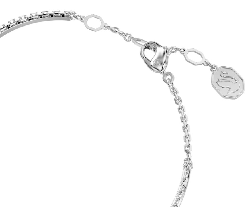Swarovski Sublima bangle White, Rhodium plated- 5683447 DISPLAY